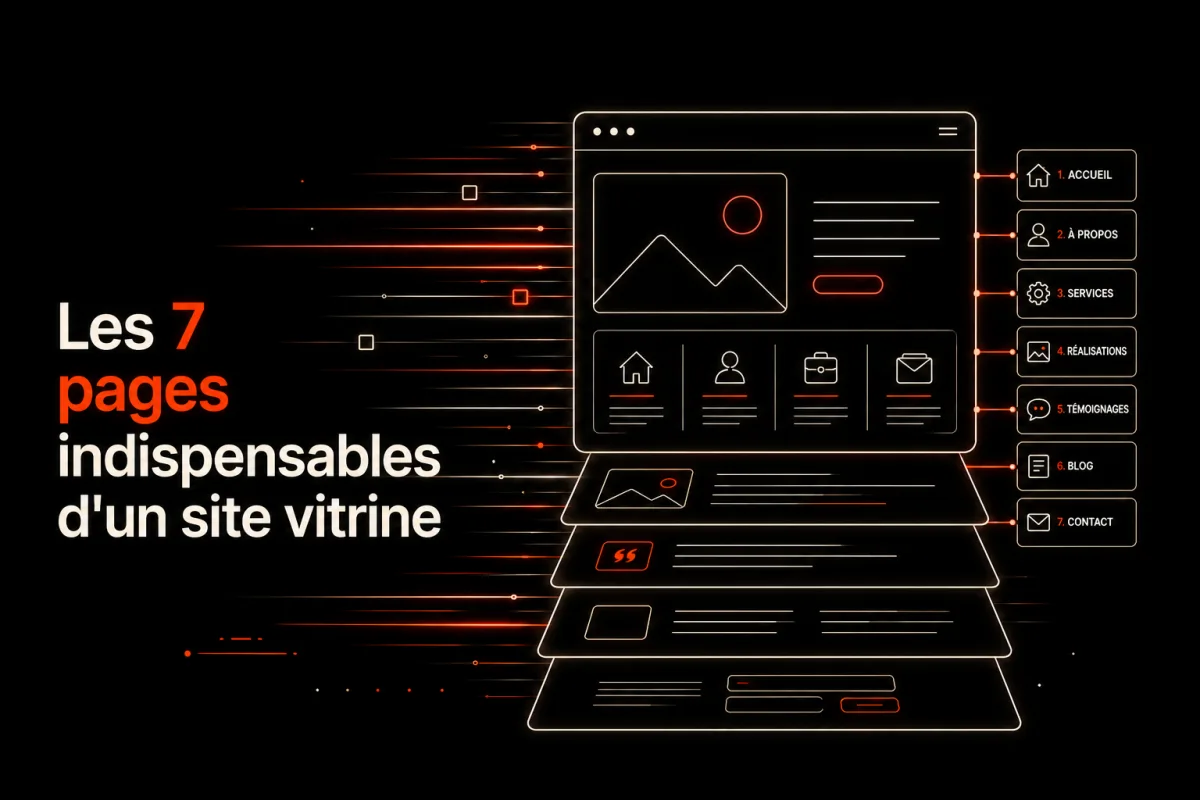 Les 7 pages indispensables d'un site vitrine