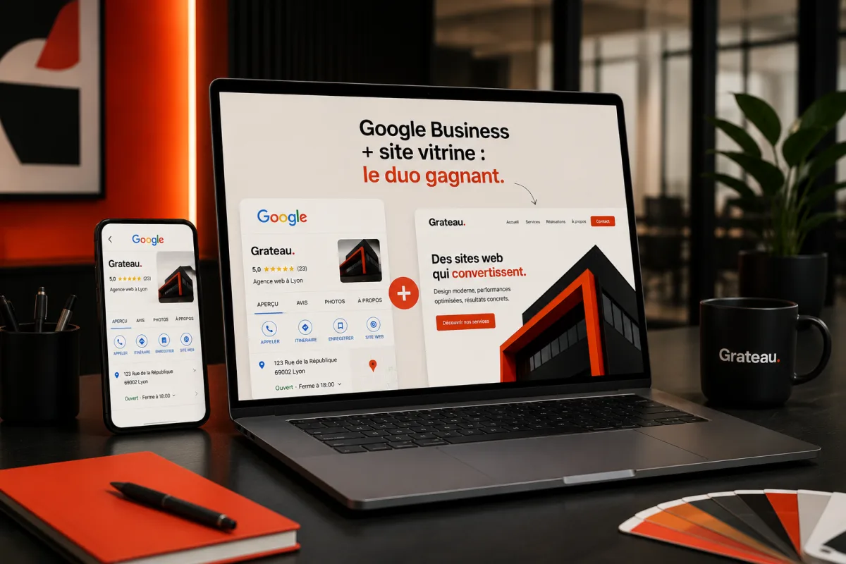 Google Business + site vitrine : le duo