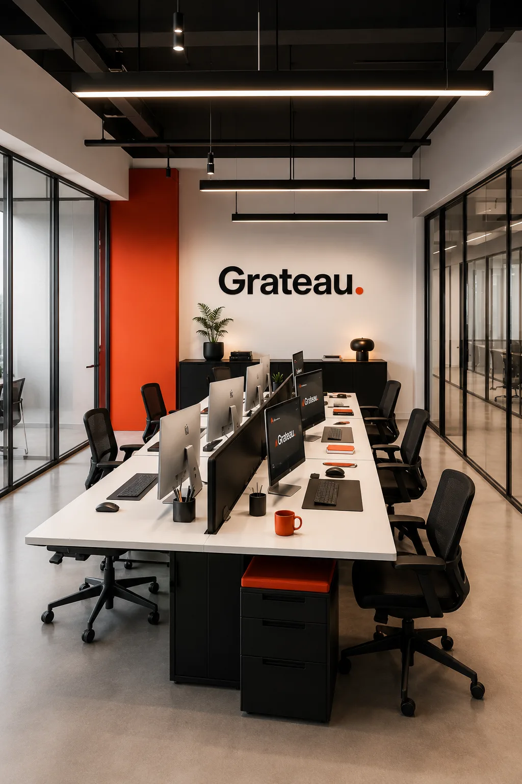 Les bureaux de l'agence Grateau Agency