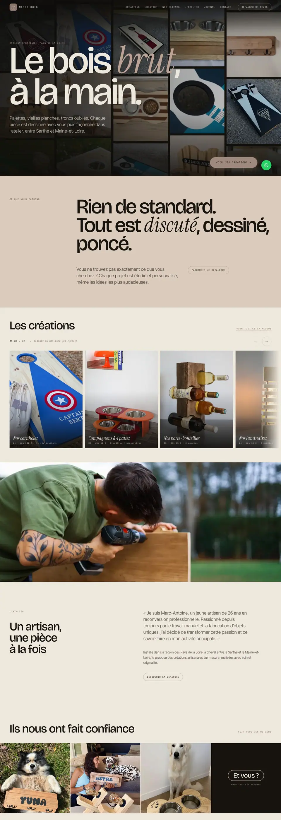 Site de Marco Bois