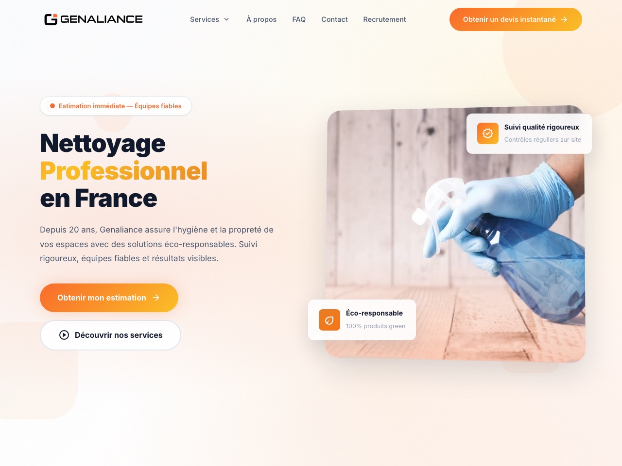 Site créé pour Genaliance